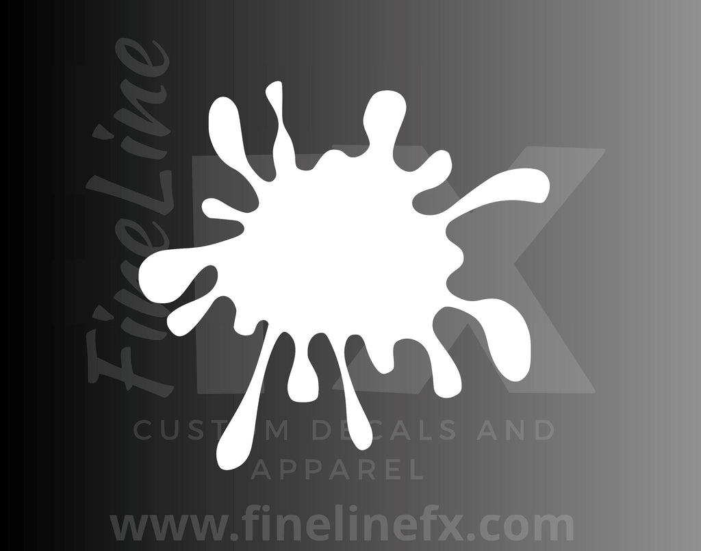 Paint Splatter Vinyl Decal Sticker - FineLineFX