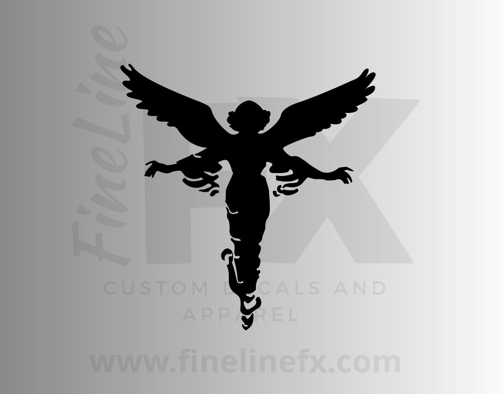 Angel Silhouette Vinyl Decal Sticker - FineLineFX