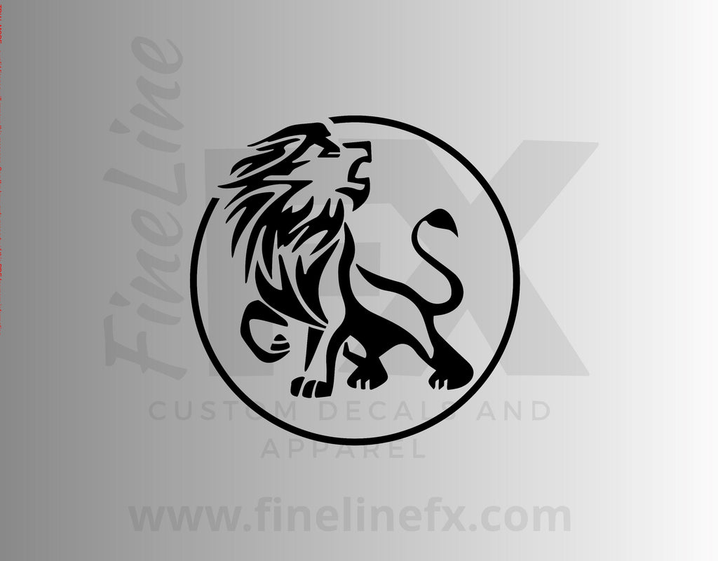 Leo Lion Zodiac Astrology Sign Vinyl Decal Sticker - FineLineFX