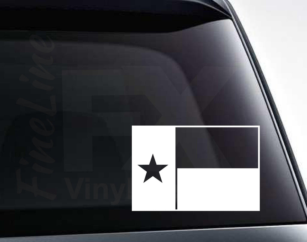 Texas State Flag Vinyl Decal Sticker / Car, Laptop, Tumbler Die Cut Decal