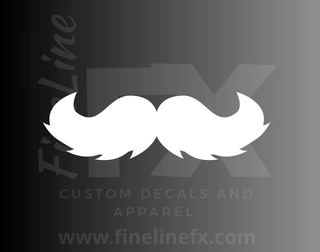 Mustache Viny Decal Sticker - FineLineFX