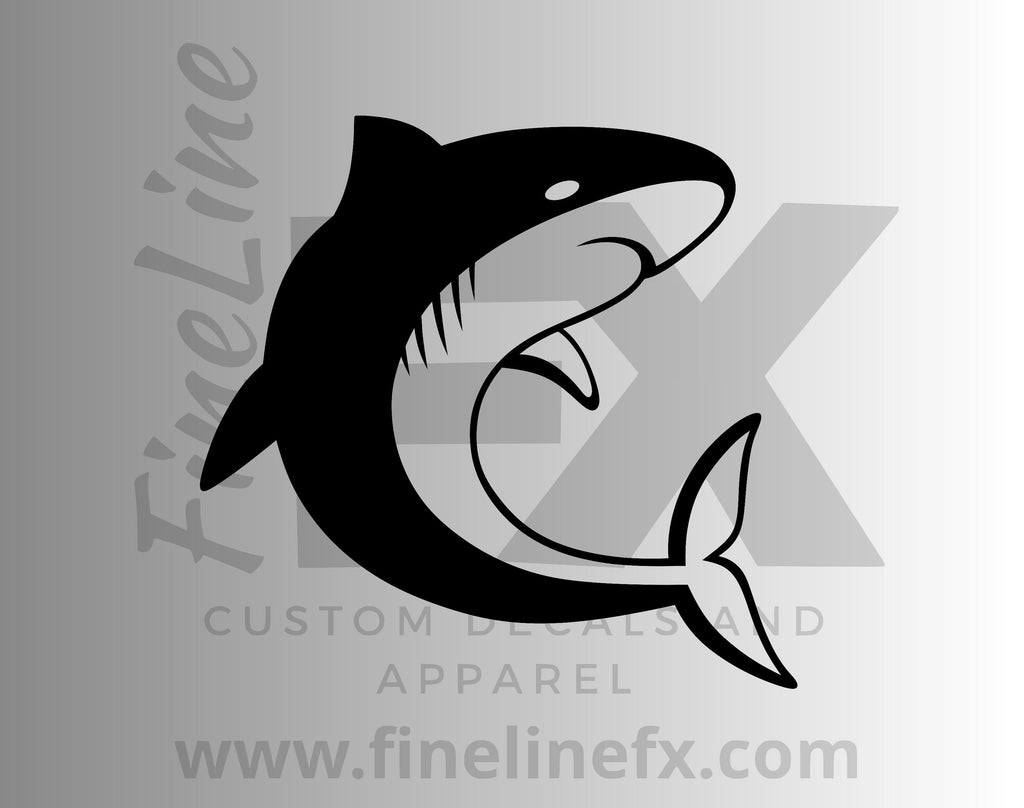 Shark Vinyl Decal Sticker - FineLineFX