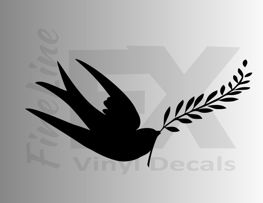 Swallow Bird Symbol Of Peace Vinyl Decal Sticker - FineLineFX