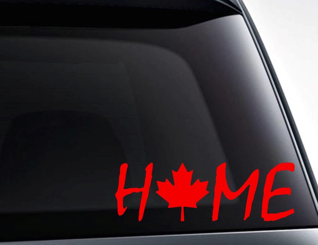 Canada Maple Leaf Home Vinyl Decal Sticker - FineLineFX