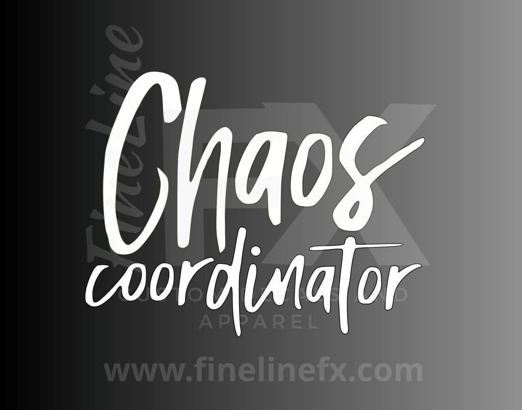 Chaos Coordinator Vinyl Decal Sticker - FineLineFX