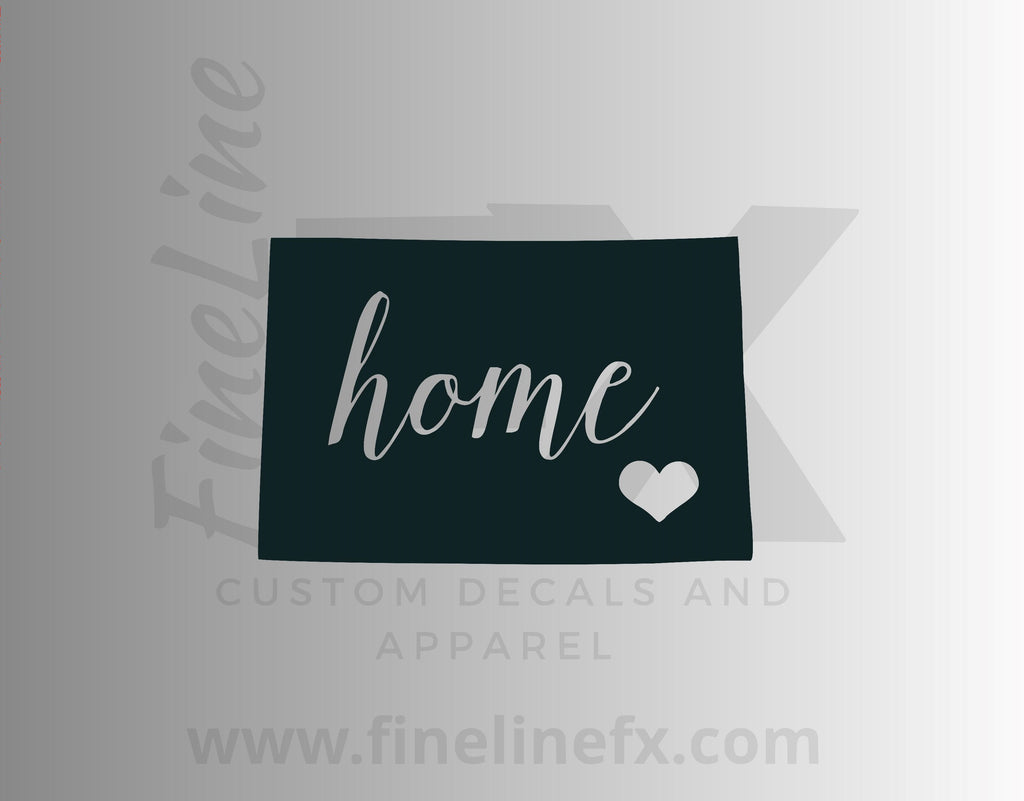 Colorado Home State Vinyl Decal Sticker - FineLineFX