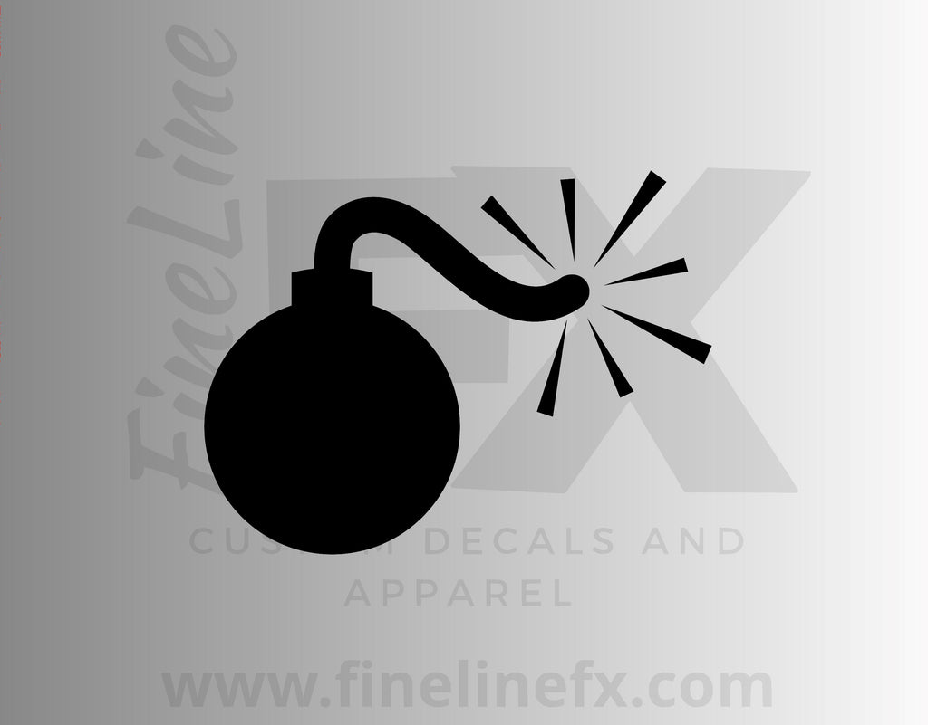 Firecracker Bomb Vinyl Decal Sticker - FineLineFX