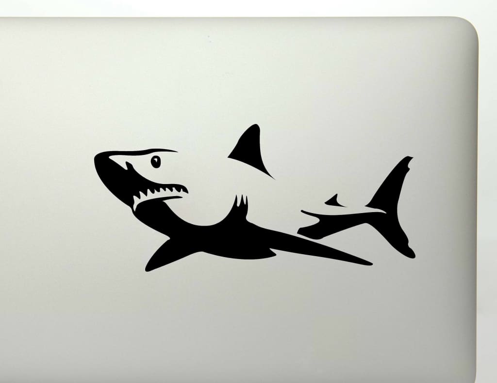 Great White Shark Vinyl Decal Sticker - FineLineFX