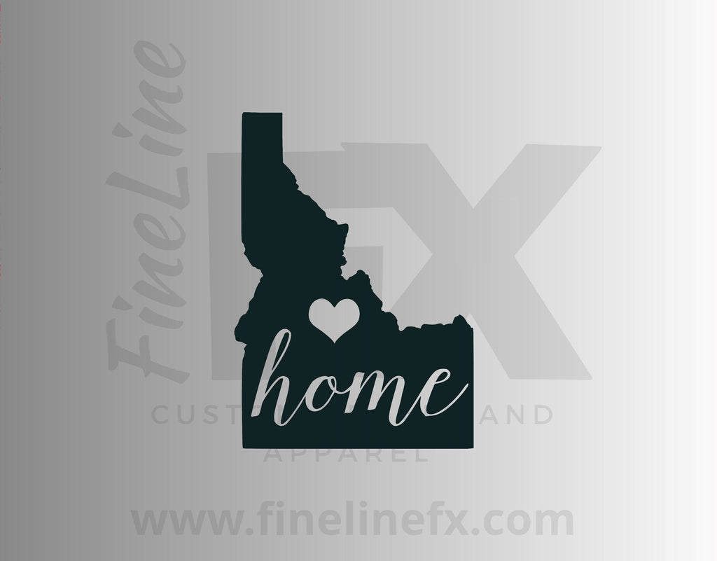 Idaho Home State Vinyl Decal Sticker - FineLineFX