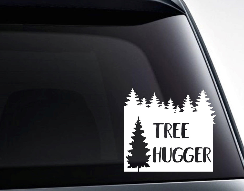 Tree Hugger Vinyl Decal Sticker - FineLineFX