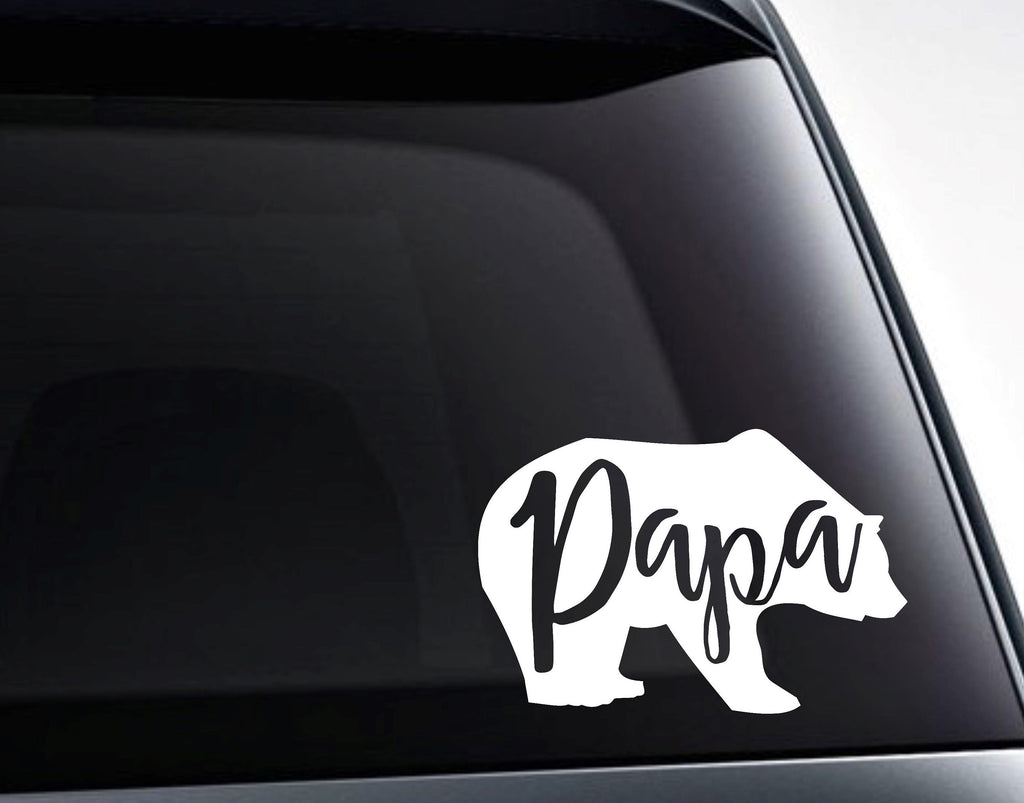 Papa Bear Vinyl Decal Sticker - FineLineFX