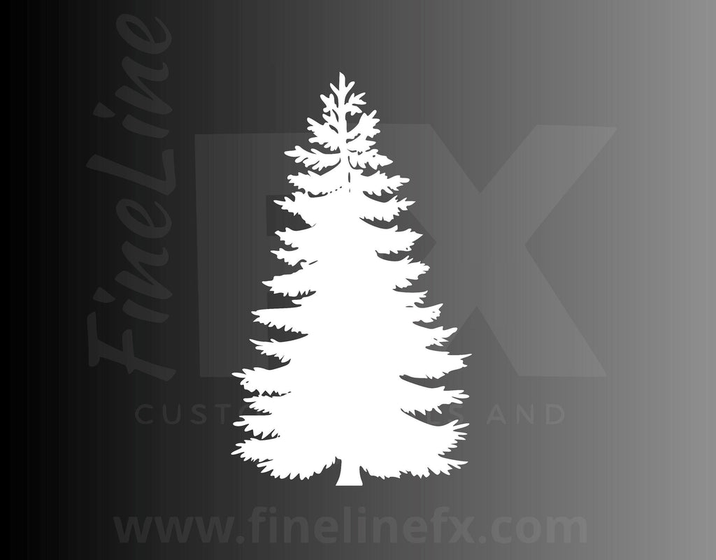 Pine Tree Fir Christmas Tree Vinyl Decal Sticker