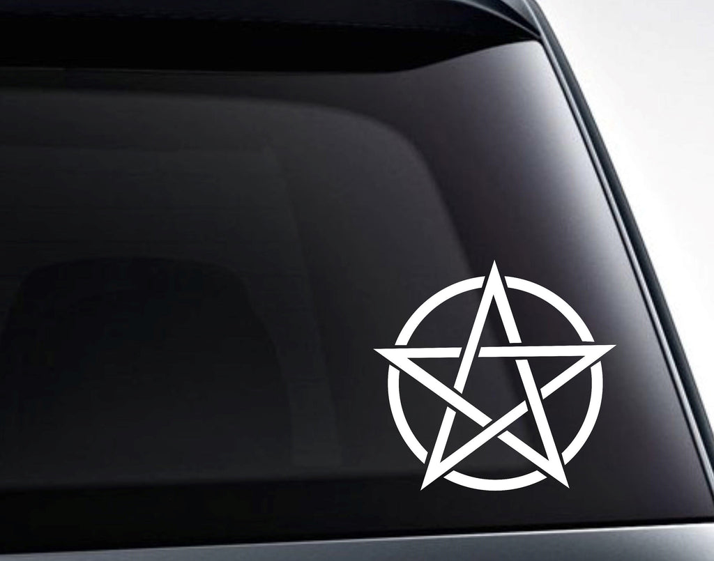 Pentagram Pentacle Star Symbol Vinyl Decal Sticker - FineLineFX