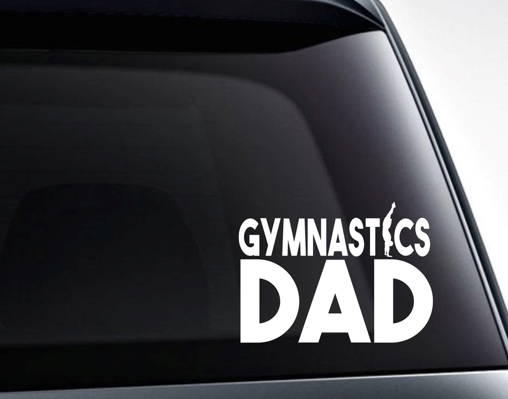 Gymnastics Dad Vinyl Decal Sticker - FineLineFX
