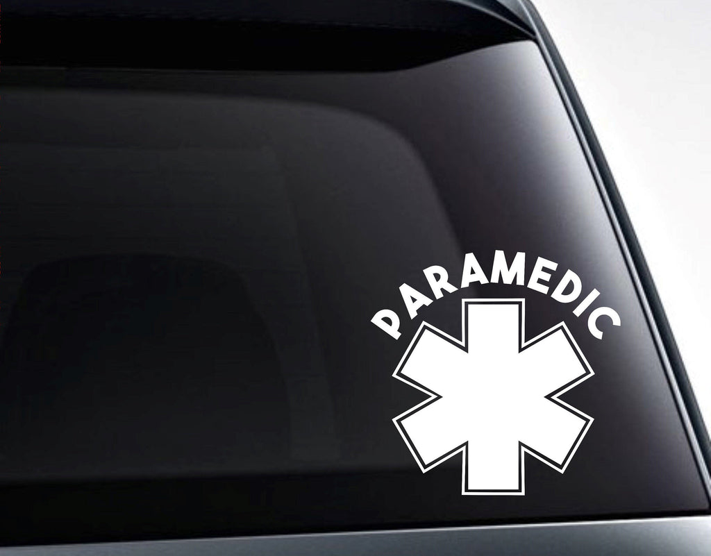 Paramedic Ambulance EMT Vinyl Decal Sticker - FineLineFX