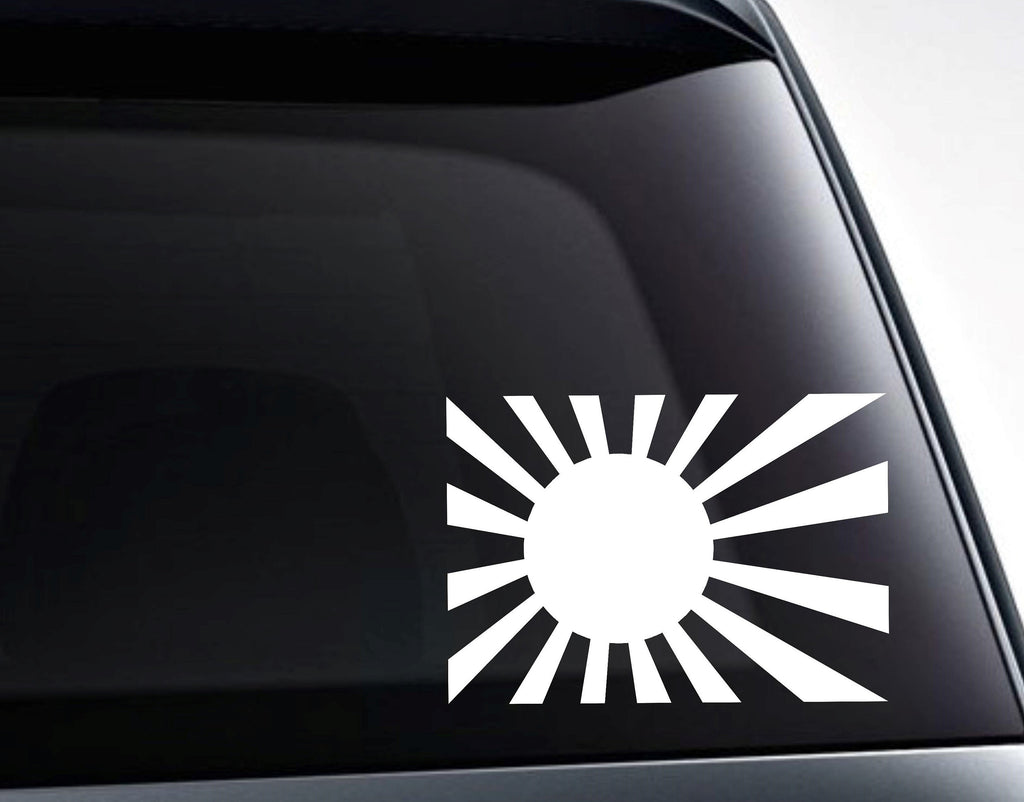 Japan Rising Sun Naval Flag Vinyl Decal Sticker - FineLineFX