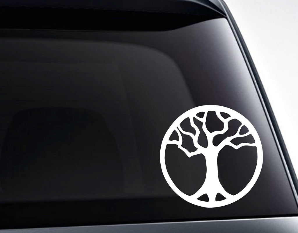 Tree of Life Meditation Sacred Vinyl Decal Sticker / Car, Laptop, Tumbler Decals and More - FineLineFX