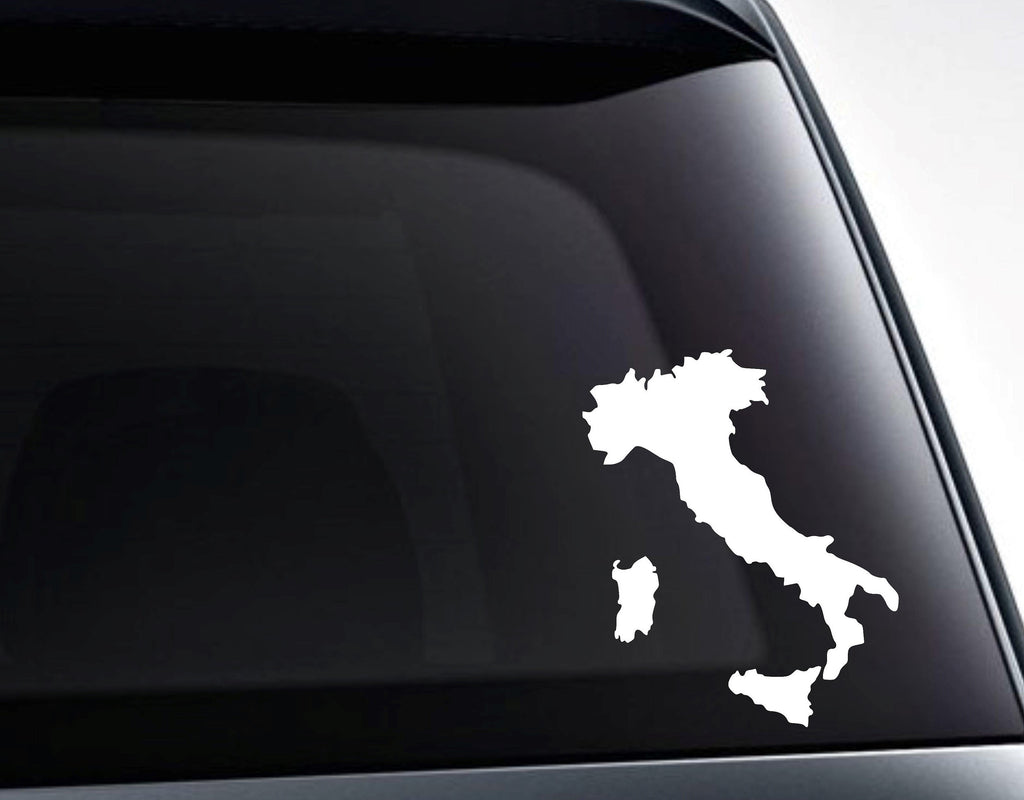 Italy Italian Map Vinyl Decal Sticker / Car, Laptop, Tumbler Decals - FineLineFX