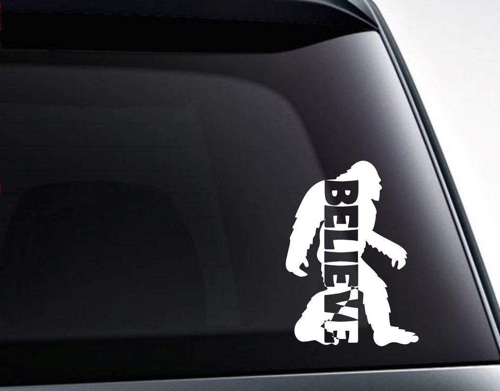 Believe in Bigfoot Sasquatch Vinyl Decal Sticker - FineLineFX