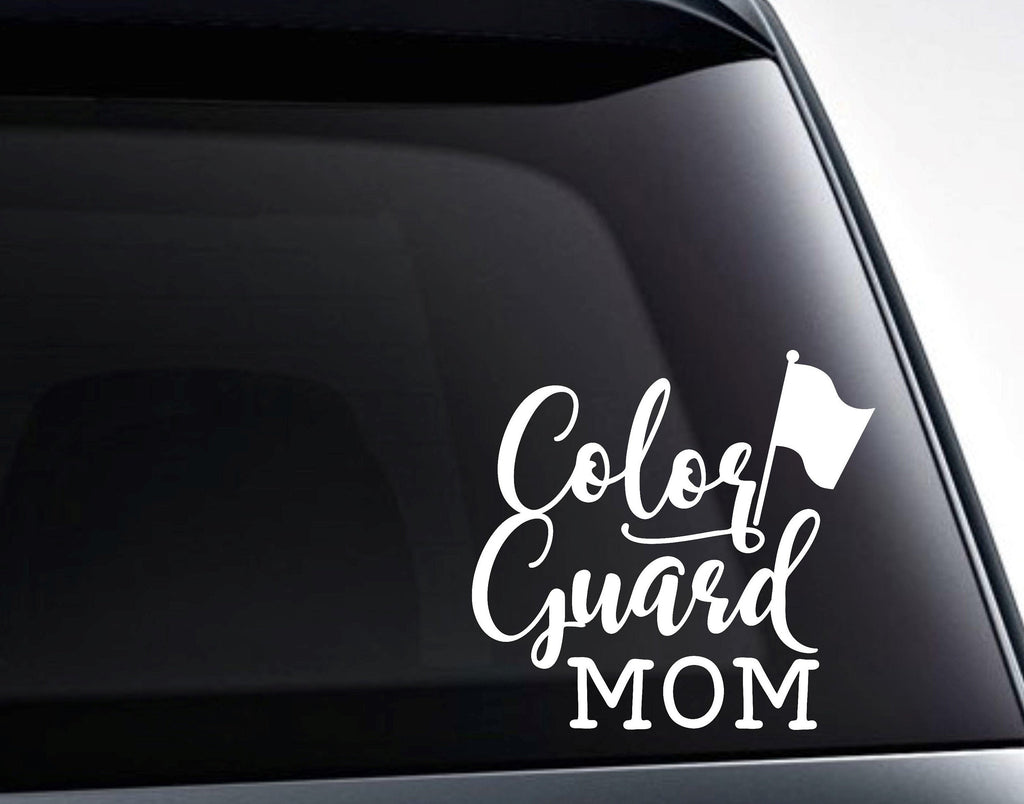 Color Guard Mom Marching Band Vinyl Decal Sticker - FineLineFX
