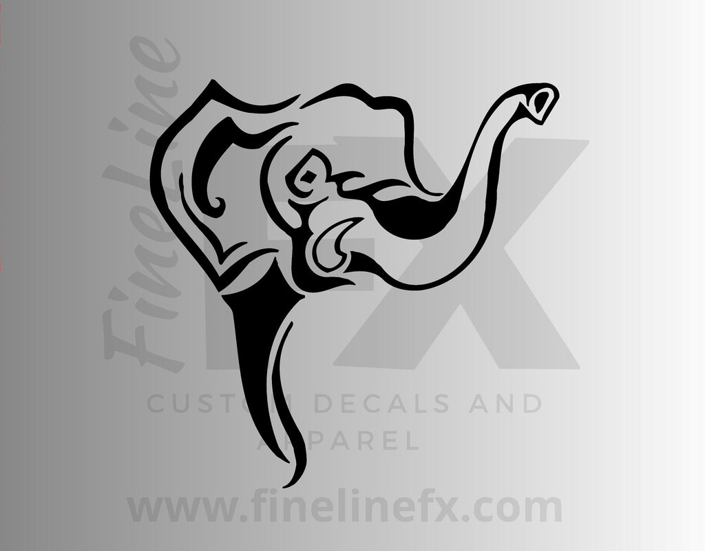 Wild Elephant Vinyl Decal Sticker - FineLineFX