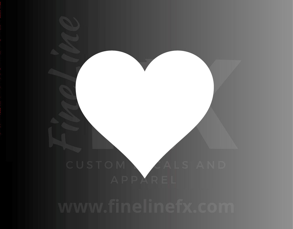 Heart Love Symbol Vinyl Decal Sticker - FineLineFX