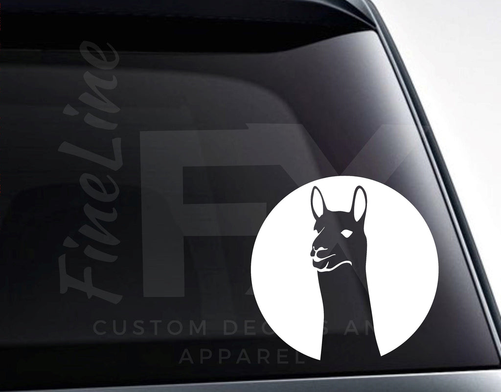 Llama Alpaca Vinyl Decal Sticker / Decal For Cars, Laptops, Tumblers and More - FineLineFX