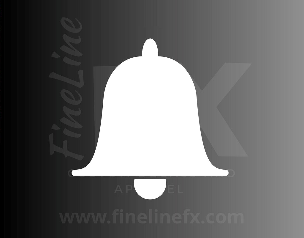 Bell Alert Attention Icon Vinyl Decal Sticker - FineLineFX