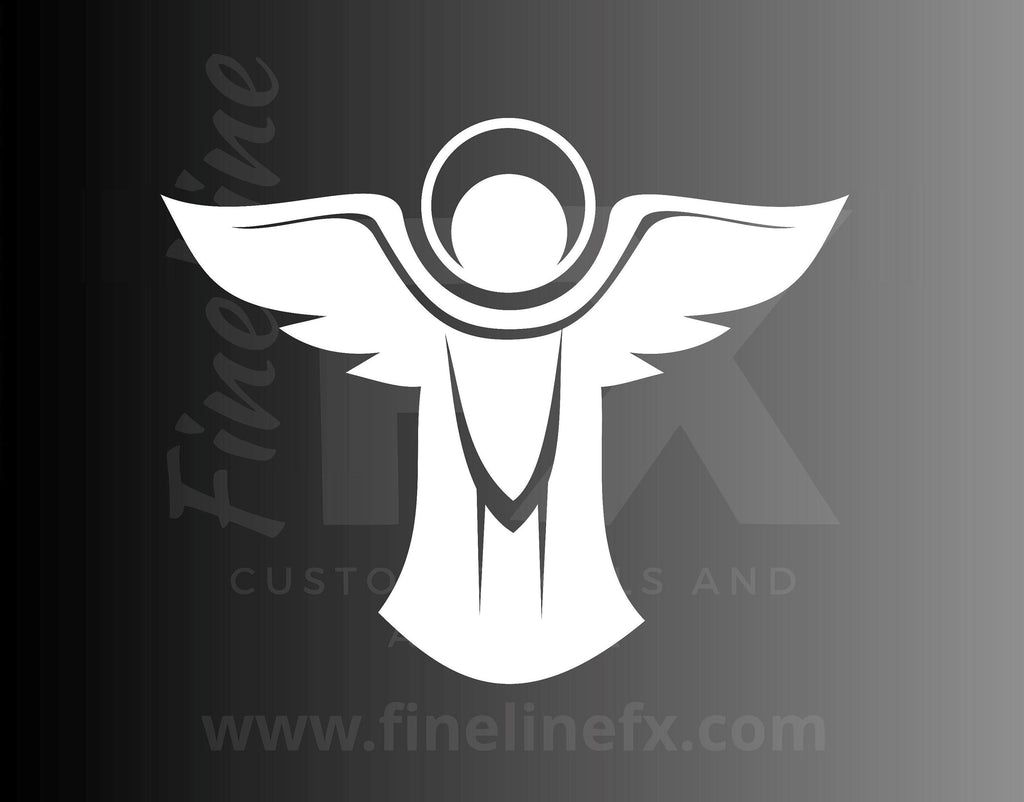 Angel Icon Halo Christian Religion Vinyl Decal Sticker - FineLineFX