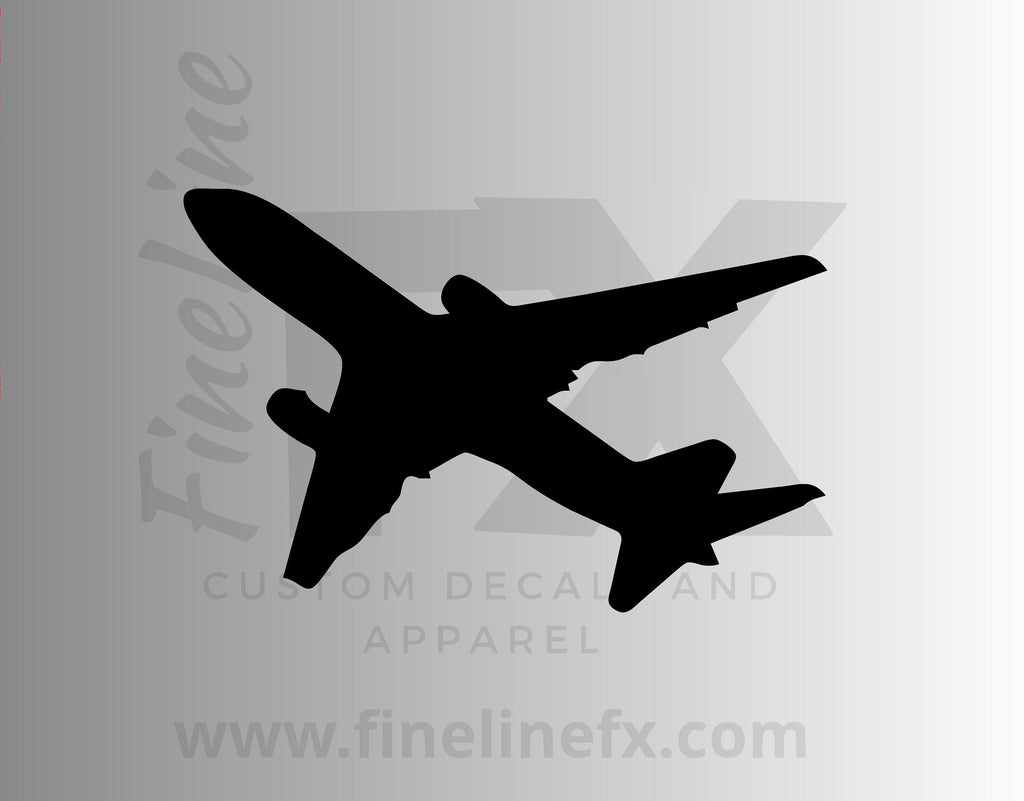 Airplane, Commercial Aircraft, Pilot, Airport Vinyl Decal Sticker - FineLineFX
