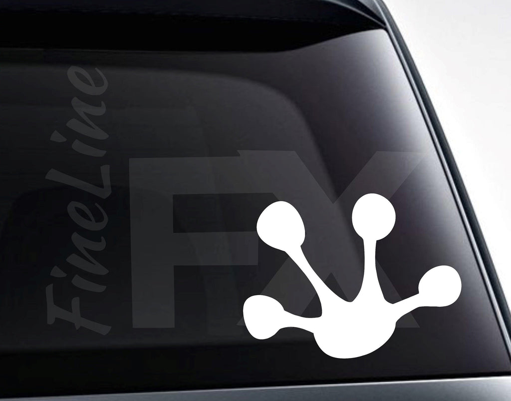 Frog Footprint Vinyl Decal Sticker / Decal For Cars, Laptops, Tumblers And More