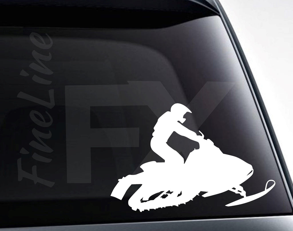 Snowmobile Winter Sports Vinyl Decal Sticker / Decal For Cars, Laptops, Tumblers And More