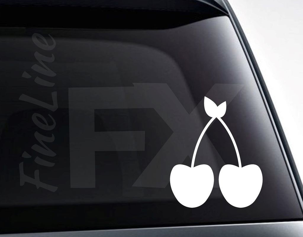 Cherry Decal, Cherries Vinyl Decal Sticker / Decal For Cars, Laptops, Tumblers And More