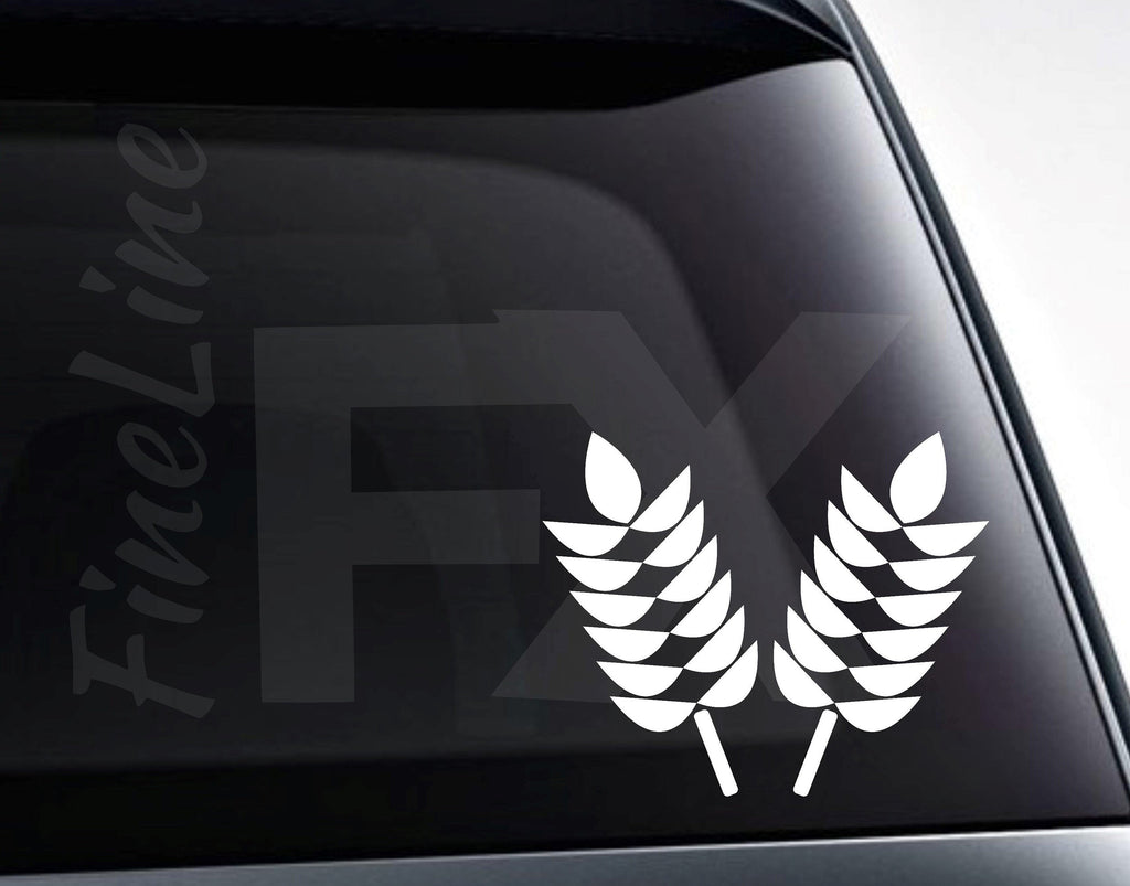Wheat Icon Farming Vinyl Decal Sticker / Decal For Cars, Signage, Tumblers and More