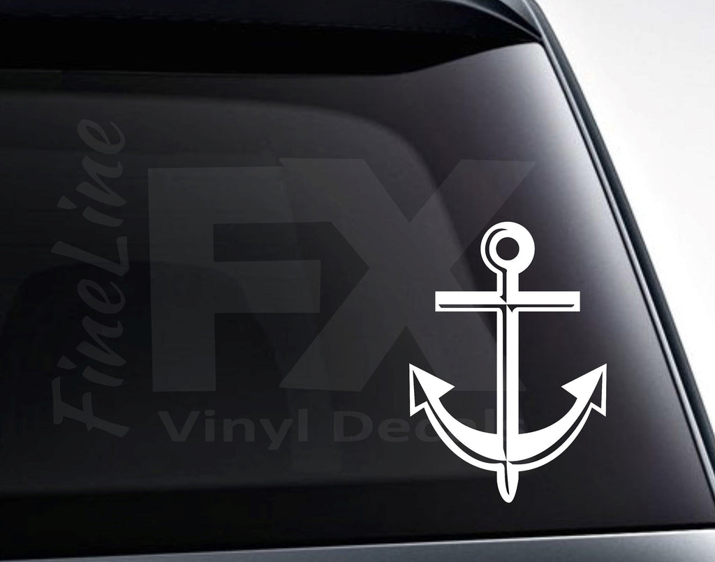 Sailor Anchor Nautical Ship Anchor Vinyl Decal Sticker / Decal For Cars, Laptops, Tumblers And More