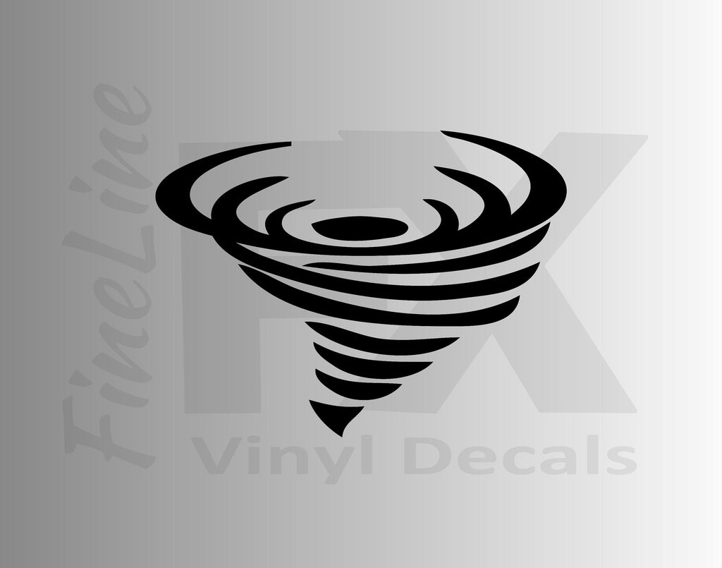 Tornado Cyclone Twister Vinyl Decal Sticker / Decal For Cars, Laptops, Tumblers And More