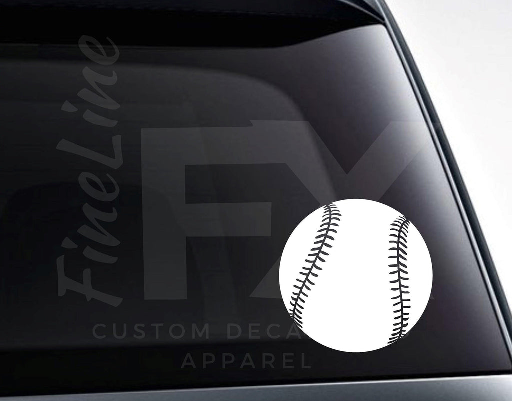 Baseball Ball Vinyl Decal Sticker / Decal For Cars, Laptops, Tumblers And More