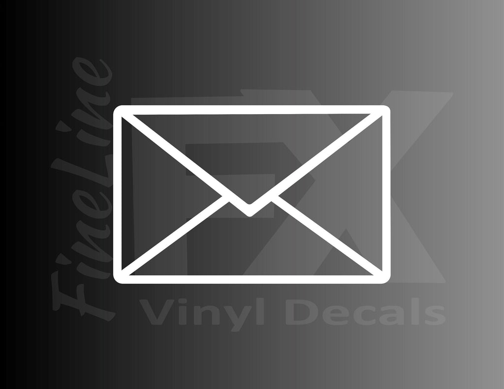 Envelope Mail Icon Vinyl Decal Sticker 