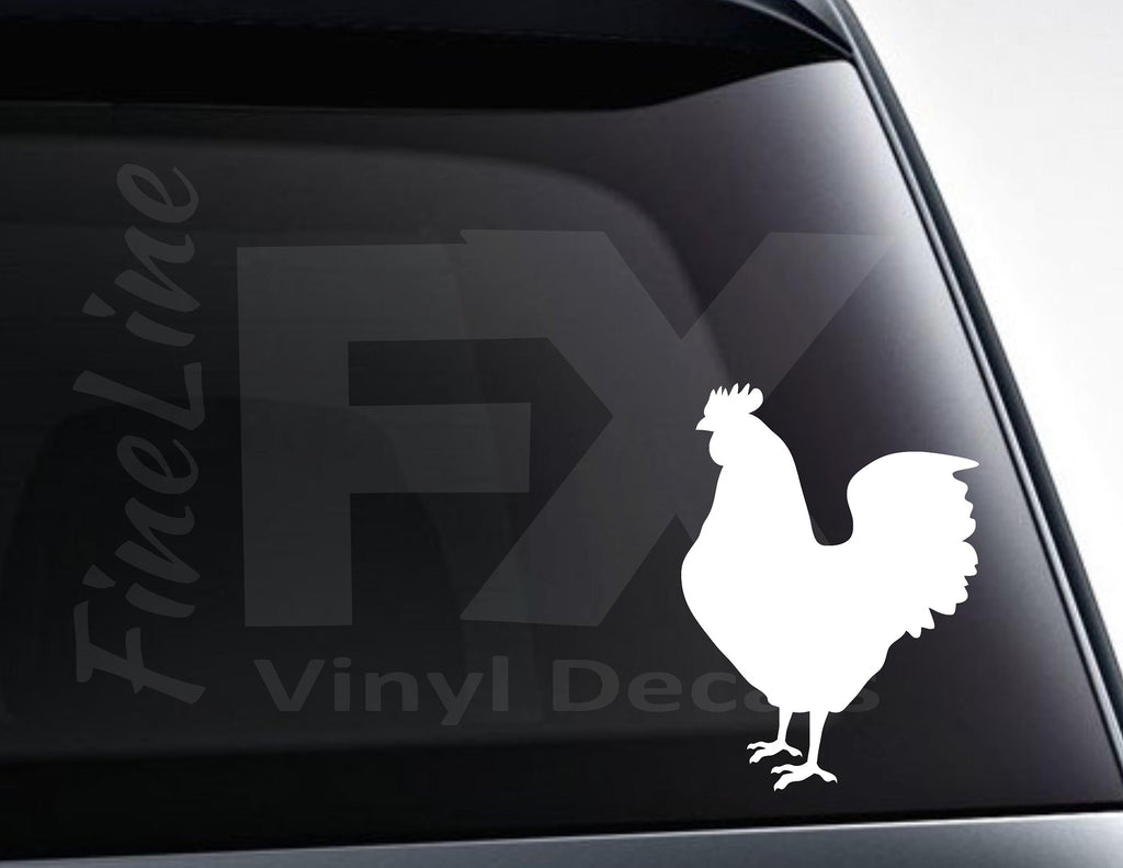 Rooster Farm Animal Vinyl Decal Sticker 