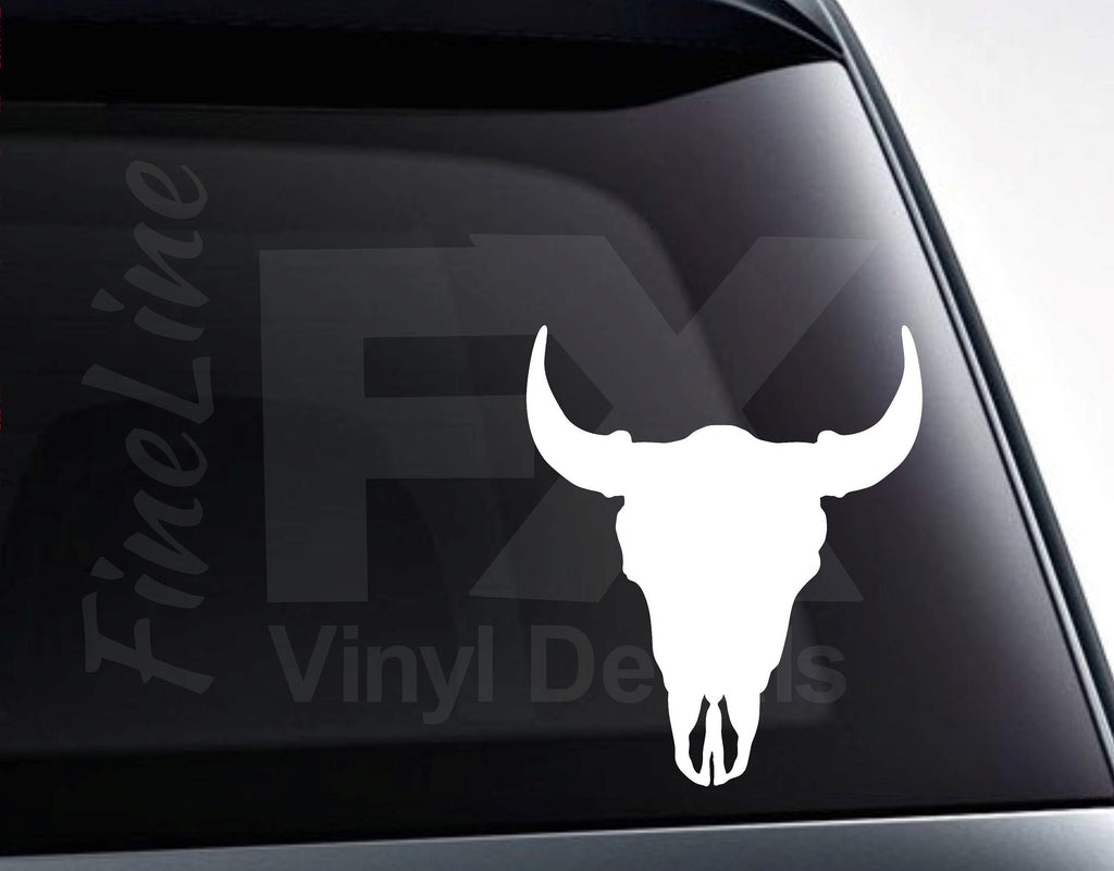 Buffalo Skull Vinyl Decal Sticker | Decal For Cars, Laptops, Tumblers And More