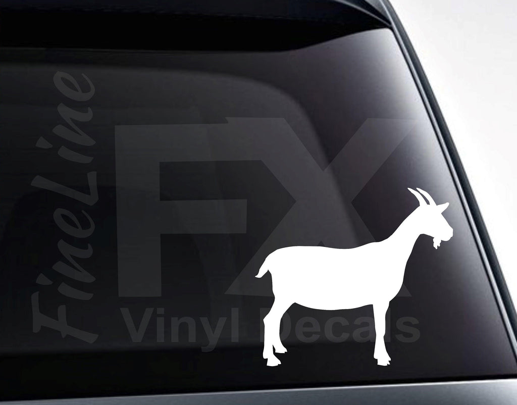 Goat Farm Animal Silhouette Vinyl Decal Sticker