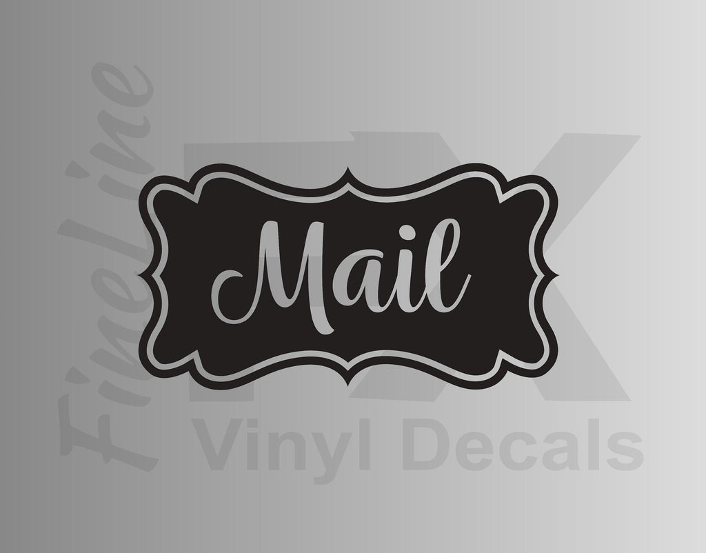 Mail Organizer Label Vinyl Decal Sticker 