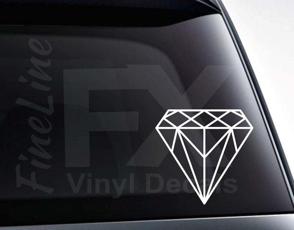Diamond Vinyl Decal Sticker 