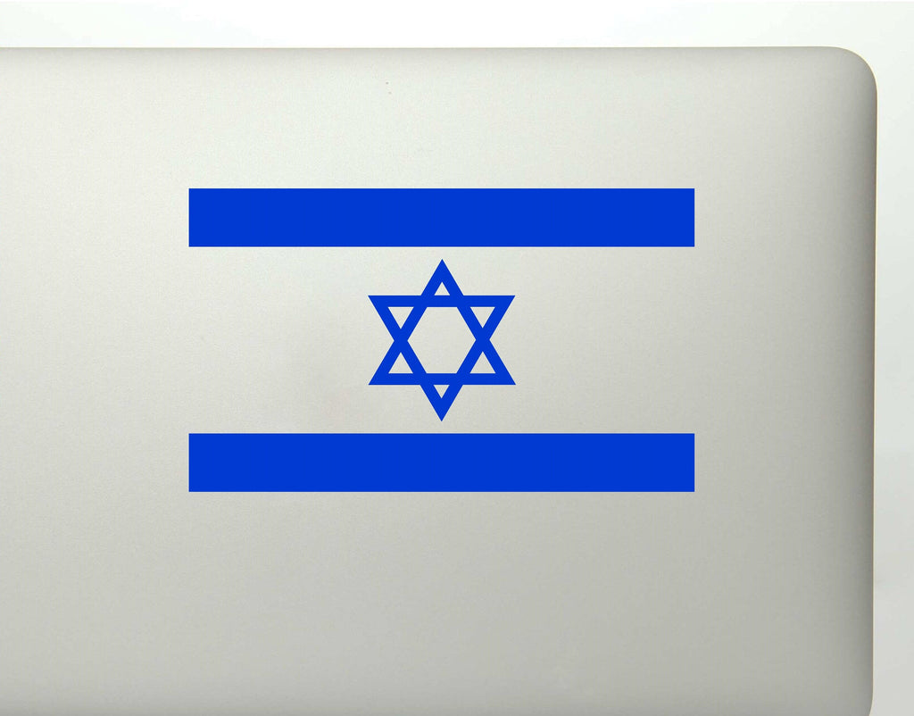 Israel Flag Jewish Jerusalem Star of David Vinyl Decal Sticker 