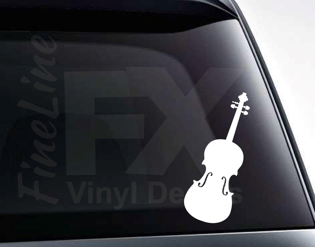 Violin Cello Musical Instrument Vinyl Decal Sticker 