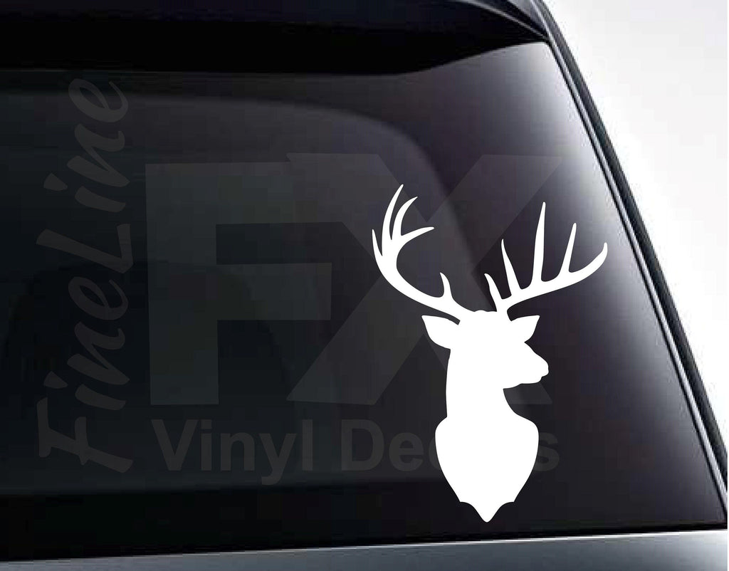 Buck Deer Head Vinyl Decal Sticker 