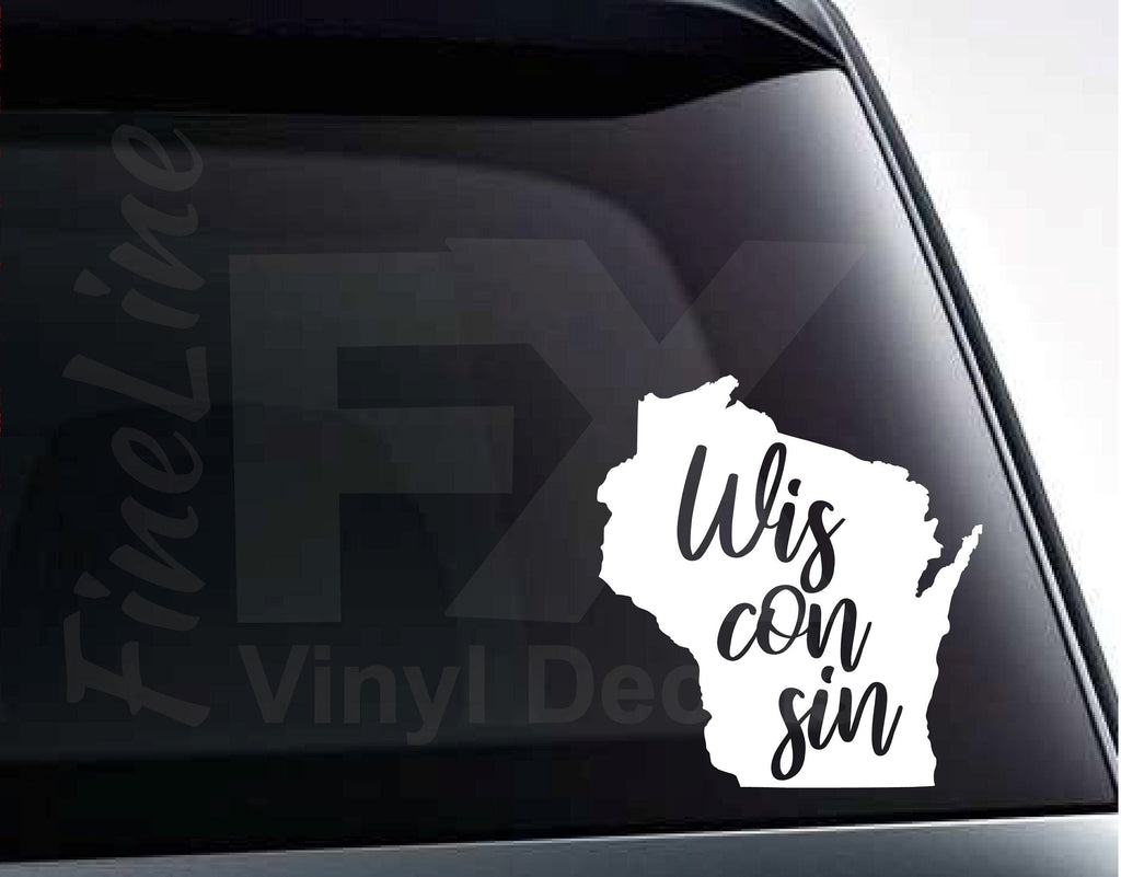 Wisconsin Vinyl Decal Sticker 