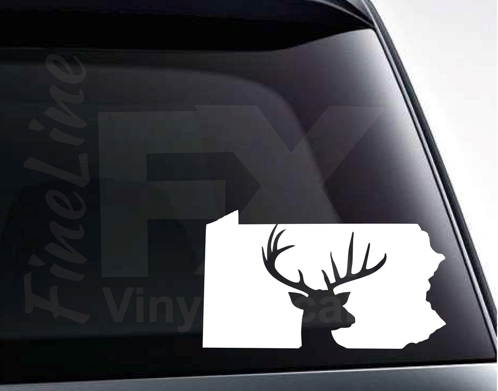 Pennsylvania Deer Hunting Vinyl Decal Sticker 