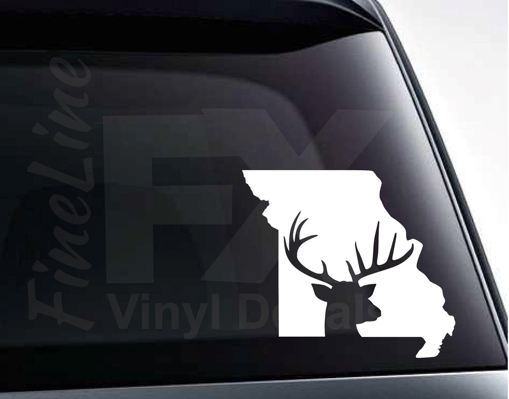 Missouri Deer Hunting Vinyl Decal Sticker 