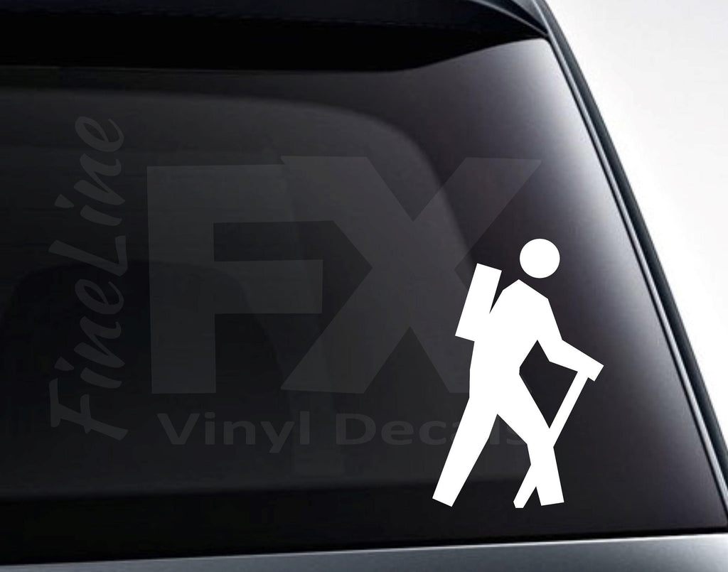 Hiker Sign Vinyl Decal Sticker / Decal For Car, Laptop, Tumbler Decal